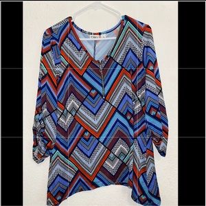 Multi-colored blouse